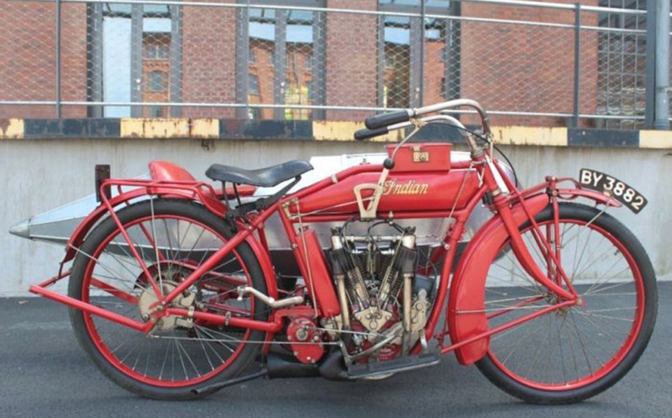 1915 Indian G Little Twin with Sidecar